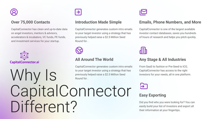 Capitalconnector: Ai Tool for Connecting Startups With Investors Lifetime Deal Review