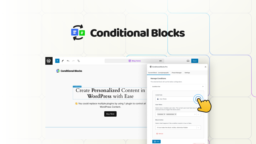 Conditional Blocks Pro Conditional Content Display Plugin for Wordpress Lifetime Deal Review