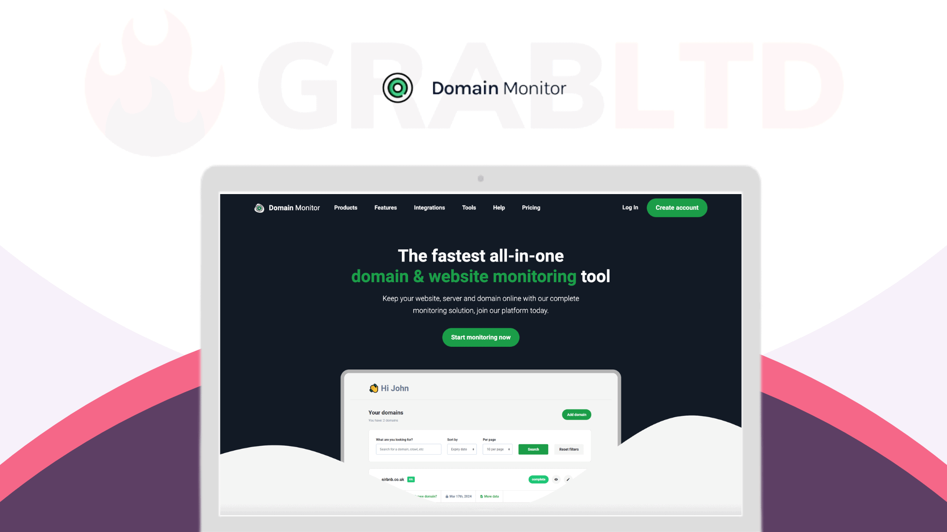 Domain Monitor Domain Status And Expiration Monitoring Tool Lifetime Deal Review