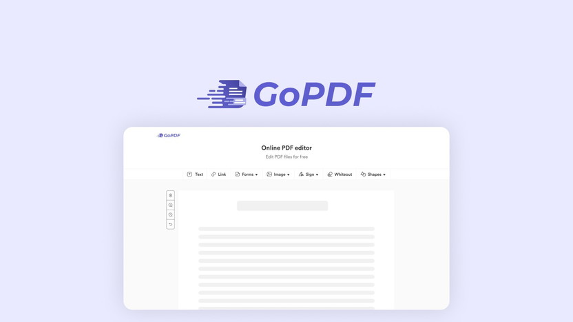 Gopdf Pdf Editing And Ai Document Assistant Lifetime Deal Review