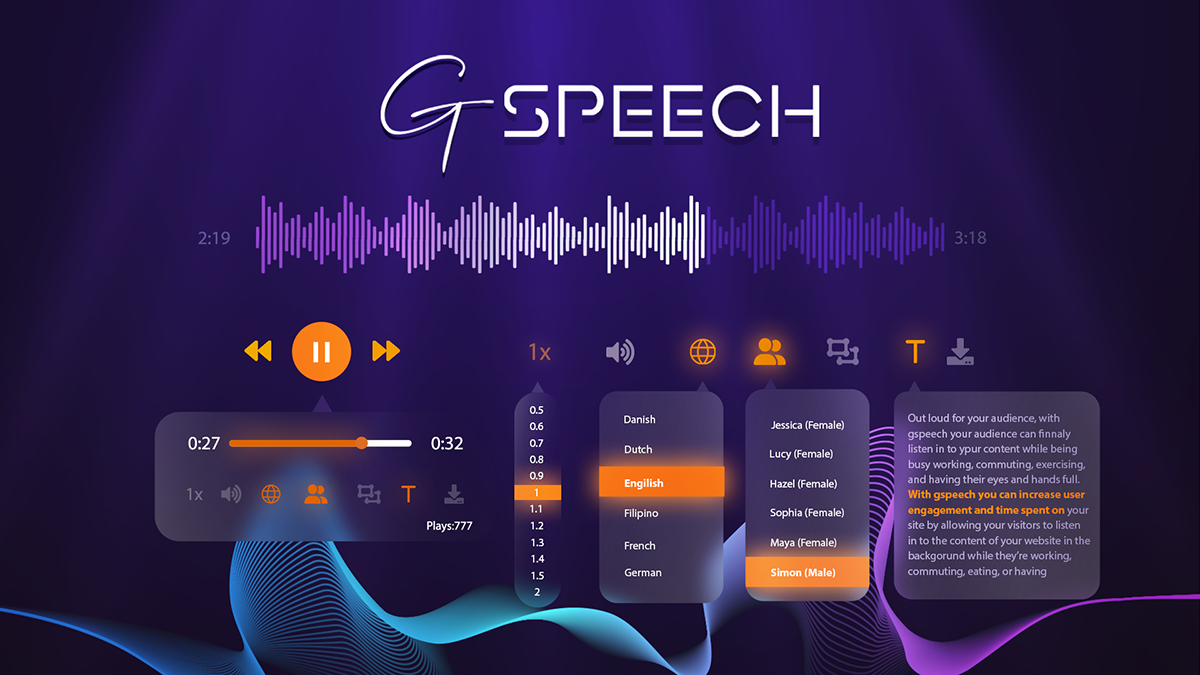 Gspeech Ai Voice Generation And Text-To-Speech Tool Lifetime Deal Review
