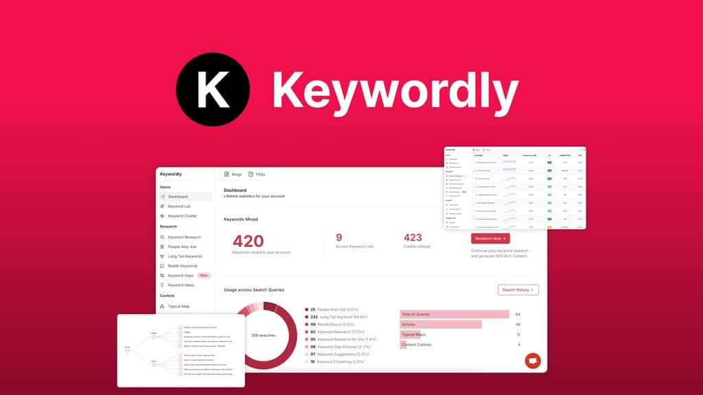 Keywordly Keyword Research Tool Lifetime Deal Review