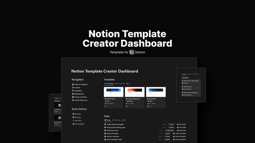 Notion Template Creator Dashboard Lifetime Deal Review