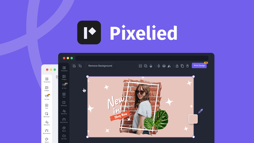 Pixelied Online Design Tool And Image Editor for Marketers Lifetime Deal Review