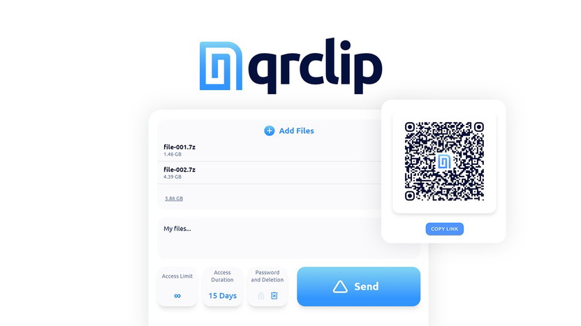 Qrclip Privacy-Focused File Sharing With Qr Code Support Lifetime Deal Review