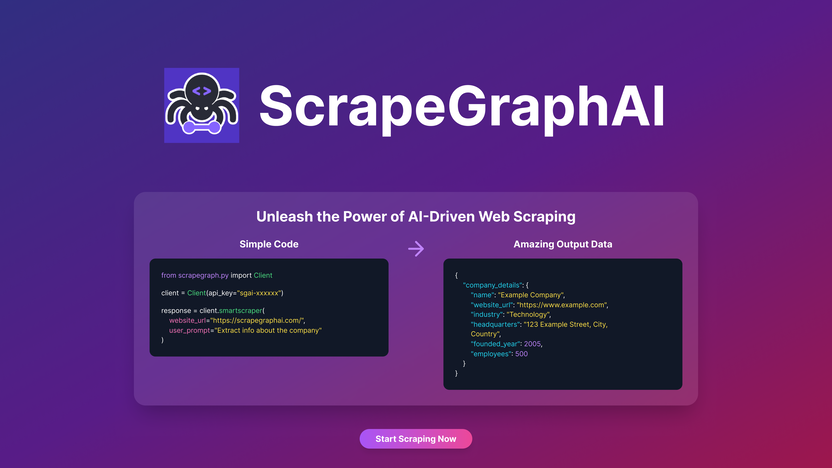 Scrapegraphai Ai-Powered Data Scraping And Graph Generation Tool Lifetime Deal Review