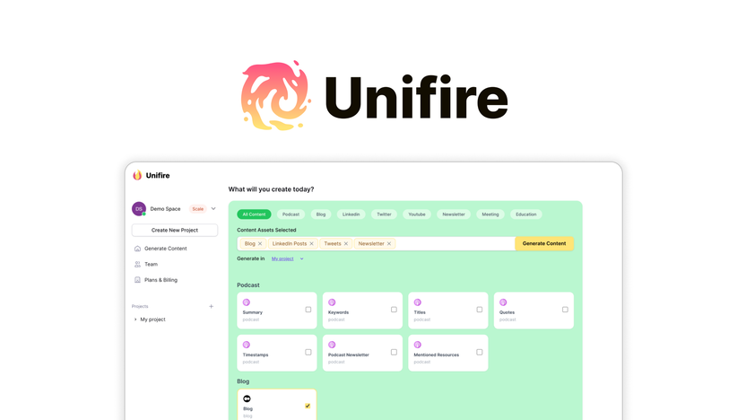 Unifire Ai Ai Content Creation And Marketing Platform Lifetime Deal Review