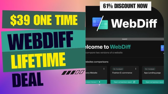 Webdiff Website Version Comparison And Visual Difference Tool Lifetime Deal Review